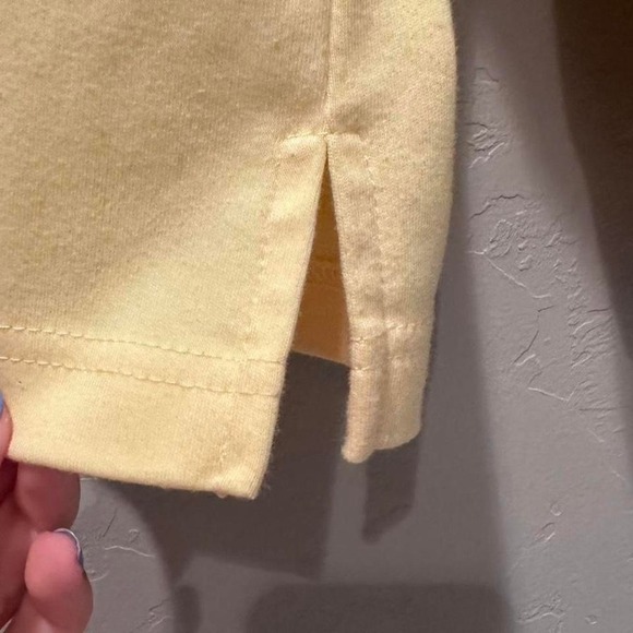 Breckenridge Butter Yellow Floral Embroidered Cardigan Sweater Size Large Petite - Picture 5 of 8